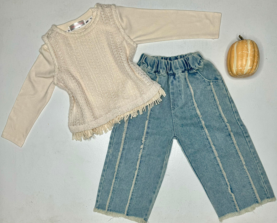 Kins Denim Set