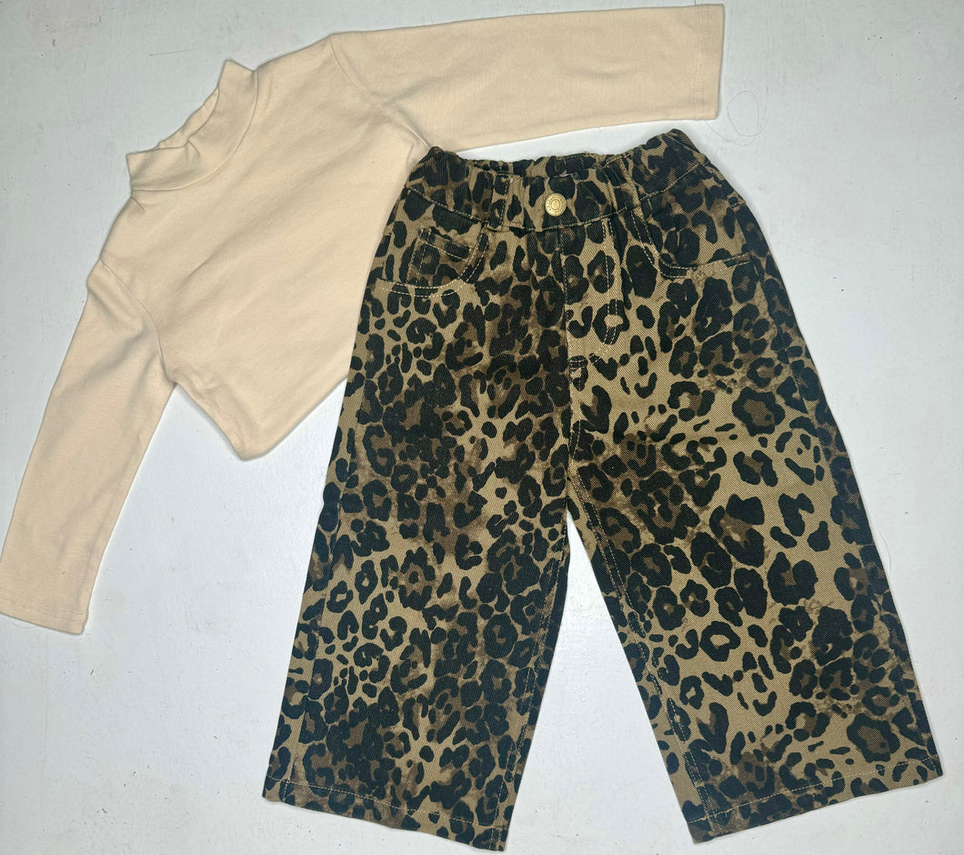 Animal Print Jeans